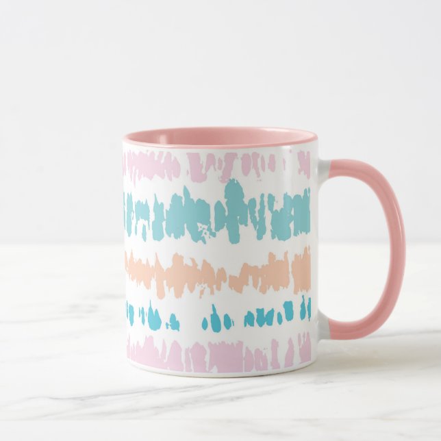 Pastel Batik Pattern Mug (Right)