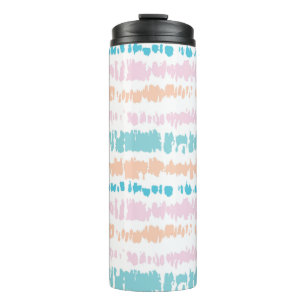 Pastel Batik Pattern Thermal Tumbler