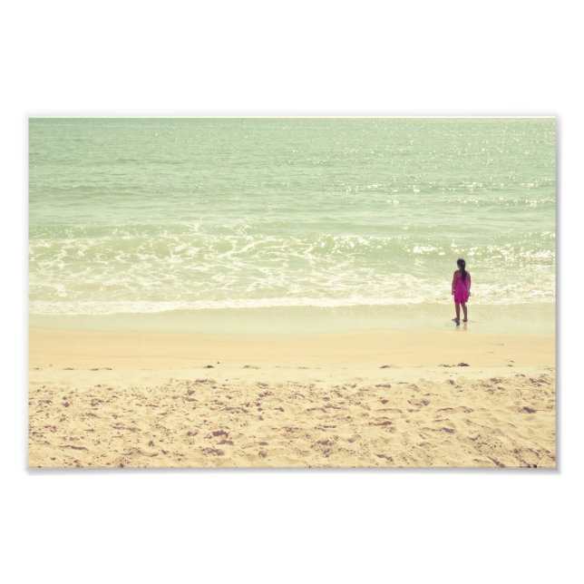 Pastel Beach Photography Photo Print (Front)