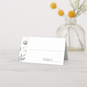 Pastel Beach Place Card