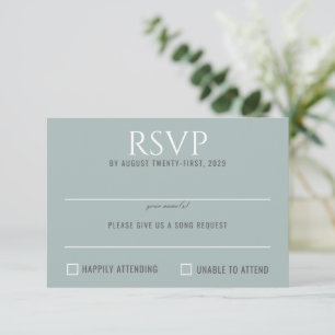 Pastel Beach RSVP Card