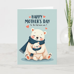Pastel Bears Mothers Day Card