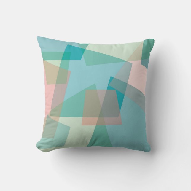 Pastel blocks cushion (Front)
