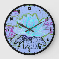 PASTEL BLOOMING BLUE LOTUS PASTEL ARA DESIGNER ART