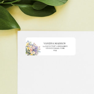 Pastel Blooming Wildflowers  Floral Wedding