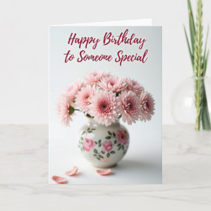 Pastel Blossom Birthday Card