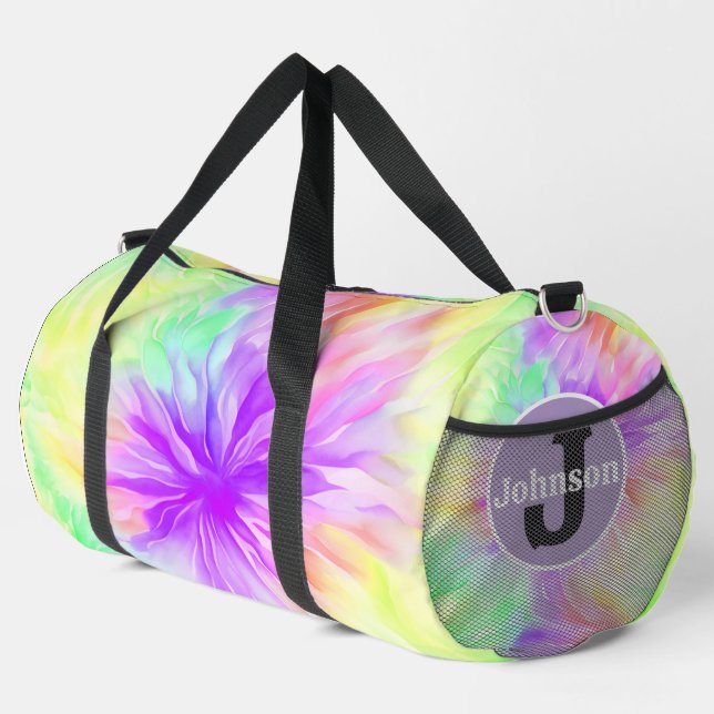 Pastel Blossom Tie Dye Getaway Bag (Right Corner)