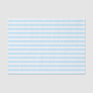 Pastel Blue and White Stripes Tissue Paper