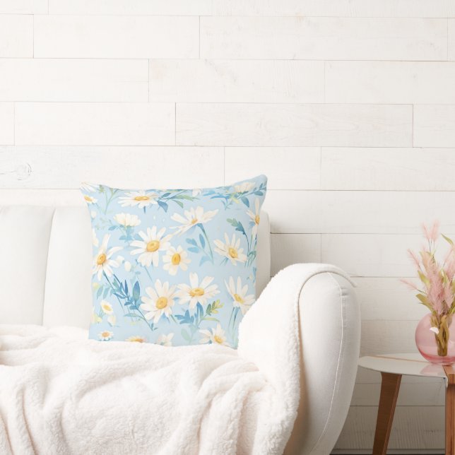 Pastel Blue Beauty Cushion (Couch)