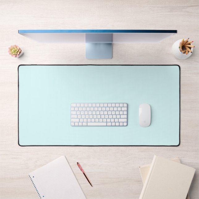 Pastel Blue Desk Mat for Home Office (Office 1)