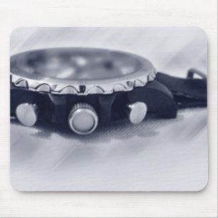 pastel blue hour mouse mat