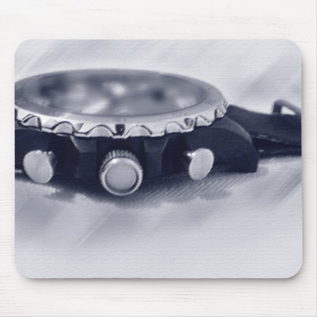 pastel blue hour mouse mat (Front)