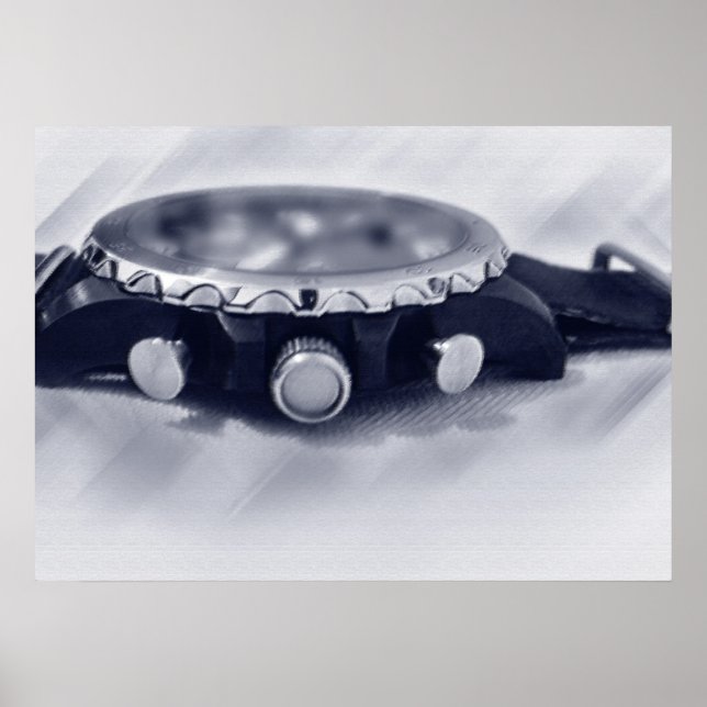 pastel blue hour poster (Front)