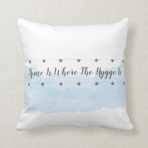 Pastel Blue Hygge Home Quote