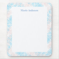 Pastel Blue & Pink Border