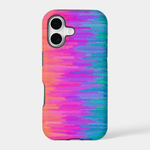 Pastel Blue Purple Orange Abstract