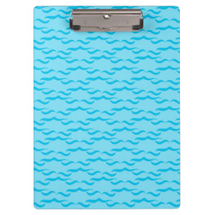 Pastel Blue Sea Water Waves Peaceful Ocean Clipboard