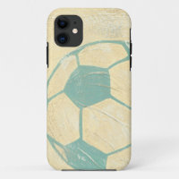 Pastel Blue Soccer Ball by Chariklia Zarris