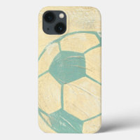 Pastel Blue Soccer Ball by Chariklia Zarris