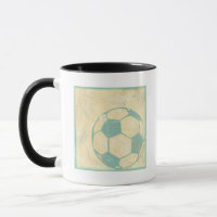 Pastel Blue Soccer Ball by Chariklia Zarris