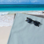 Pastel Blue Solid Colour | Classic | Elegant Beach Towel<br><div class="desc">Pastel Blue Solid Colour | Classic | Elegant | Trendy | Stylish | Gift</div>