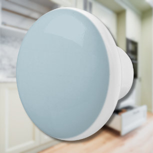 Pastel Blue Solid Colour   Classic   Elegant Ceramic Knob