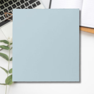 Pastel Blue Solid Colour Classic Elegant Notepad