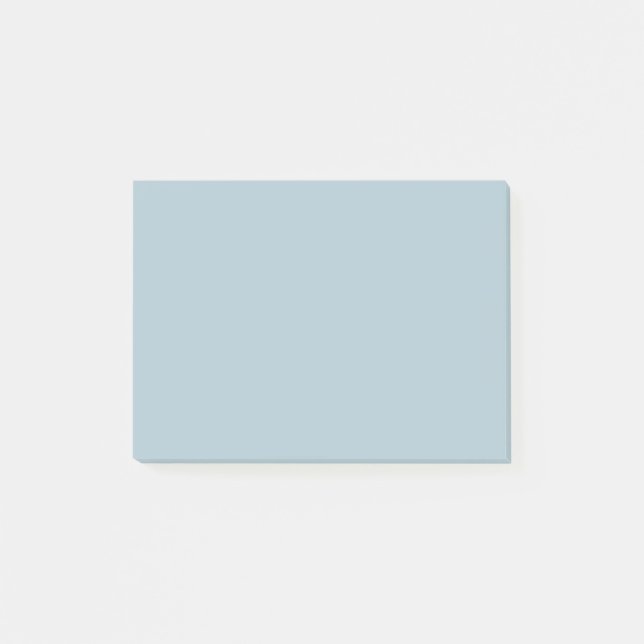 Pastel Blue Solid Colour | Classic | Elegant Post-it Notes (Front)