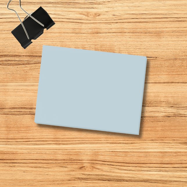Pastel Blue Solid Colour | Classic | Elegant Post-it Notes (Creator Uploaded)