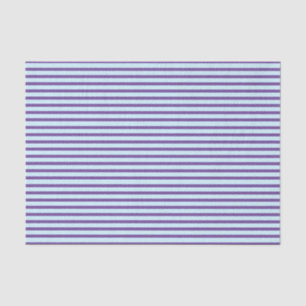 Pastel Blue Stripes Purple Background Tissue Paper