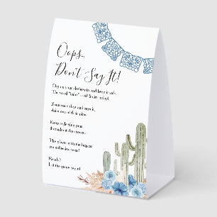 Pastel Blue Taco 'bout Love BABY Shower