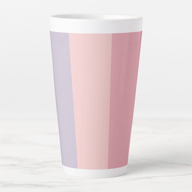 Pastel Blue to Pink Latte Mug (Front)
