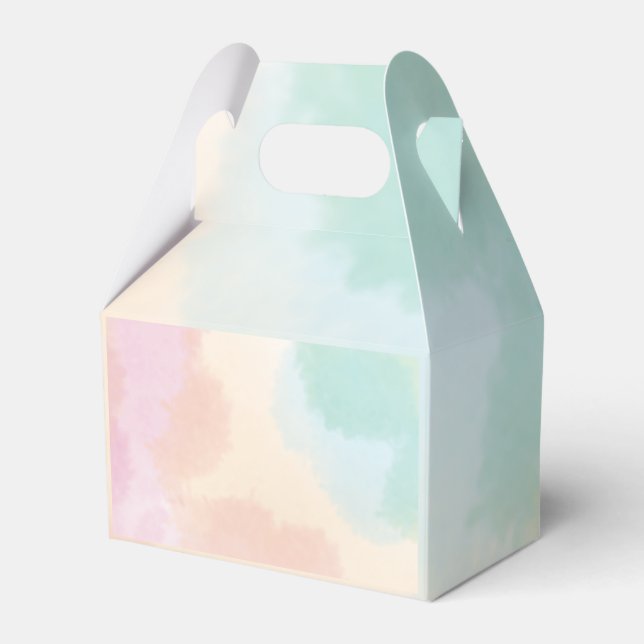 Pastel Blush Blue and Pink Colour Box (Front Side)
