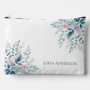 Pastel Botanical Accessory Pouch