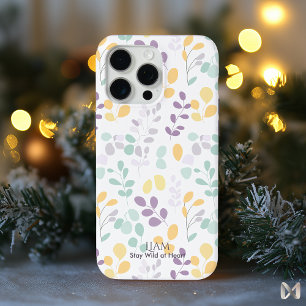 Pastel Botanical - Minimalist Nature-Inspired  iPhone 15 Pro Max Case