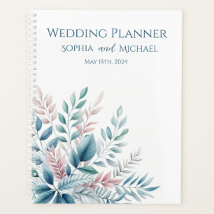 Pastel Botanical Wedding-Planner Planner