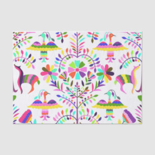 Pastel Brights Otomi Print Tissue Paper