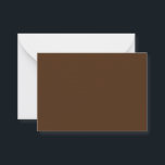 Pastel Brown,Pine Cone,Puce, Advice Card<br><div class="desc">Flat Advice Card</div>