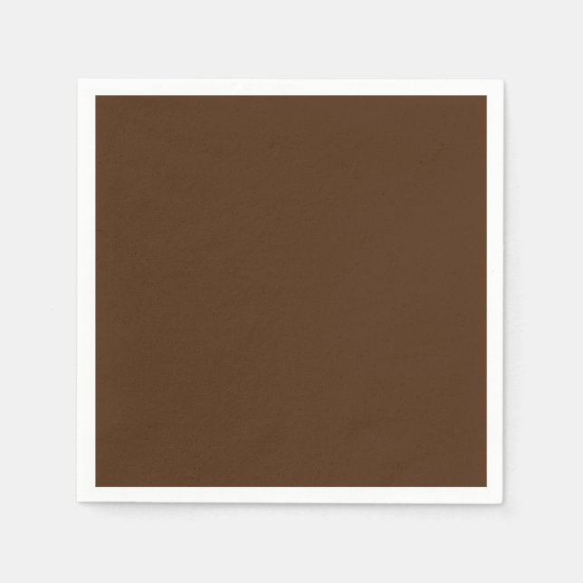 Pastel Brown,Pine Cone,Puce, Napkin (Front)