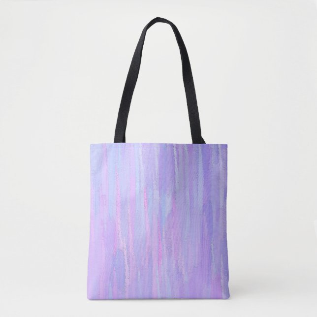 Pastel Brush Strokes Tote Bag (Front)