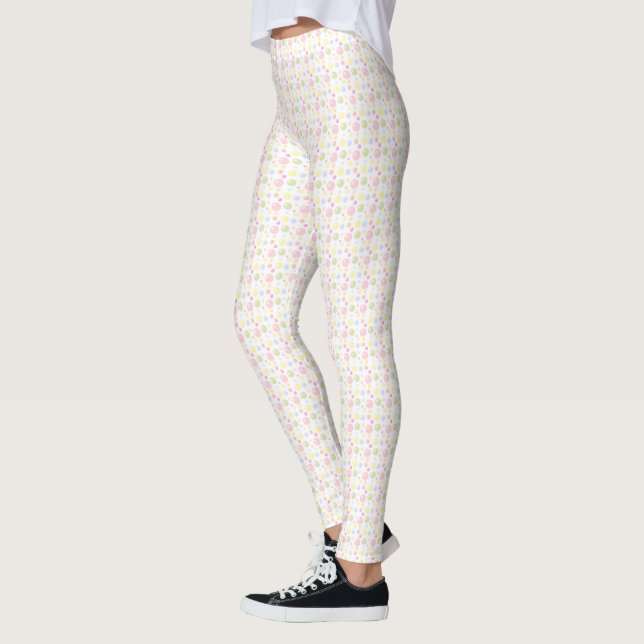 Pastel Bubble Design Leggings (Left)