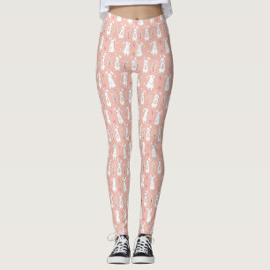 Pastel Bunny Easter Leggings