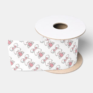 Pastel Bunny Elegance Satin Ribbon