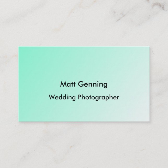 Pastel business cards add a picture or logo (Front)