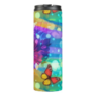 Pastel Butterfly Dream Thermal Tumbler