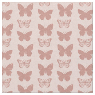 Pastel butterfly pattern fabric