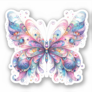 Pastel Butterfly Stickers
