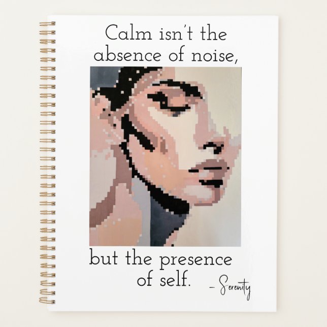Pastel calm face planner (Front)
