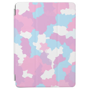 Pastel Camouflage Abstract Art Pattern  iPad Air Cover