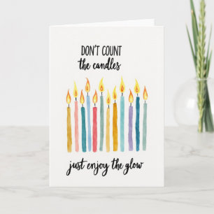 Pastel Candle Birthday Card